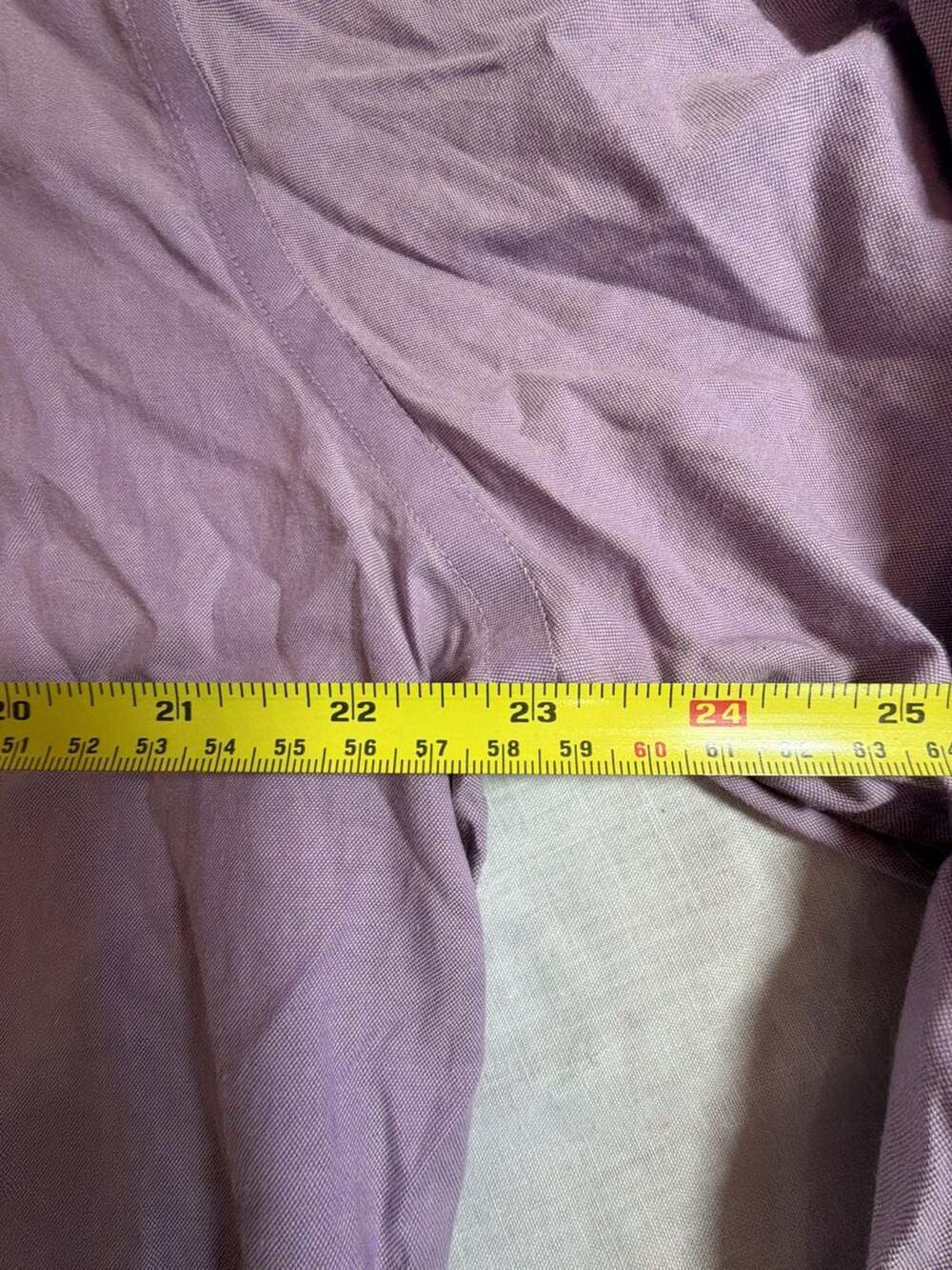 Express 1MX Extra Slim Fit Button-Down Long Sleeve Lavender, Size XXL 18-18 1/2 - Picture 3 of 4